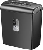 Locksworth 8-Sheet Micro-Cut Paper Shredder, P4 High Security, 4 Gallon Bin, 2-Minute Continuous Run, Home & Small Office Use
