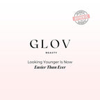 Glov Beauty - Anti-Aging LED Face Mask Red Light Therapy for Wrinkles, Fine Lines & Firmer Skin - Four Color Modes - Easy 10 Minute Session, Rechargeable, Facial Home Spa Device