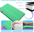 Computer Keyboard Stand with Wrist Rest, Ergonomic Tilted Keyboard Holder - Keyboard Riser with Wrist Pad - Keyboard Tray Support for Office Home - Green