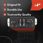 A-Premium Manual Climate Control Module A/C& Heater Control Panel Compatible with Chevrolet, GMC & Cadillac - 2003-2006 Silverado, Sierra, Avalanche, Tahoe, Yukon, Suburban - w/o Rear Window Defogger
