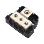 3 Way Amplifier Sub Speaker Audio Distribution Block 0 Gauge /4 Gauge in 4 GA / 8GA Wire Out Connecting Blocks 1PCS