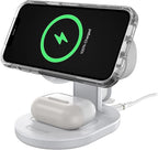 OtterBox 3-in-1 Wireless Charging Station 2.0 for MagSafe - White