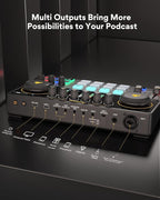 MAONO-MaonoCaster-Podcast Equipment Bundle for 2-includes All-in-one Audio Interface with Premium Mic Preamp, XLR Condenser Microphone, and 3.5MM Mic for Podcast Recording, Streaming, DJ (AME2 Duo)