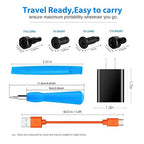 CYJJZQ Fast Wall Charger Charging Cable Cord Orange & Replacement Ring Doorbell Screwdriver Blue Screw Kit Fit for Fits All Ring Video Doorbell Models