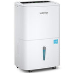 Waykar 150 Pints 2025 Energy Star Dehumidifier for Spaces up to 7,000 Sq. Ft at Commercial and Industrial Large Room, Warehouse, Storage, Home, Basement, with Drain Hose, Auto Defrost, Self-Drying