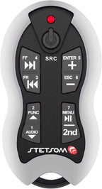 Stetsom SX2 - Universal Remote Control, Infrared, Long Range (1640 ft), 16 Functions, Learning Mode, Compatible with Car Audio Head Units, Home Devices and Video Equipment