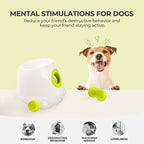 ALL FOR PAWS Automatic Ball Launcher for Dogs Interactive Puppy Pet Ball Indoor Thrower Fetch Machine, 3 Balls Included (2 inch) for Small to Medium Dogs