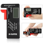 D-FantiX Digital Battery Tester, Universal Battery Checker Household Battery Testers for AAA AA C D 9V 1.5V Small Batteries Button Cell (Model: BT-168D)
