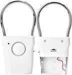 BORDSTRACT Door Handle Alarm, 120dB Vibration and Touching Triggered Portable Door and Window Alarm, for Traveling, Hotel, Apartment, Home Security