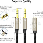 XANHAM 3.5mm Headphone Splitter for Computer Y Shape 1/8 Inch Aux 2 TRS Male to 1 TRRS Female Mic and Audio 4 Pole Headset Stereo Earphone Adapter Cable Cord Compatible with PC, Laptop, Gaming, etc