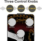 Sofadio Guitar Delay Pedal, True Bypass DC 9V Mini Single Nano Effect Pedals for Electric Guitars