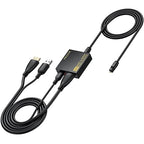 PROZOR eARC/ARC to Optical Audio Extractor, Enhanced eARC Audio Converter Supports Dolby/DTS 5.1, 192KHz HDMI eARC/ARC to Optical Toslink Adapter for TV to Soundbar Amplifier Home Theater