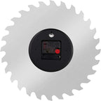 CIGERA 12 Inch Metal Wall Clock with Circular Saw Blade Dial, Handsaw and Hammer Pointer,Great Decor for Garage,Workshop and Man Cave
