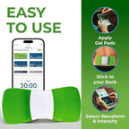 WiTouch Pro Bluetooth TENS Unit – Wireless Lower Back Pain Relief Device | FDA-Cleared, Drug-Free, Wearable & Discreet | 15 Intensity Levels + App Control | Includes 3 Pairs Gel Pads
