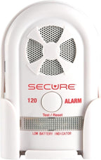 Secure Chair Alarm for Elderly Dementia Patients - 12x12 in Pressure Sensor Pad, 80-120 dB Monitor - Fall Prevention Devices, Monitoring Kit Caregiver Alert, Perfect Complement to Bed Alarm
