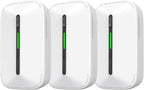 Siterlink Carbon Monoxide Detectors Plug in,10 Year Replaceable Battery Operated Co Monitor Alarm,Plug and Play Co Detector,Portable Carbon Monoxide Detector for Home,Traval,RV,Hotel GS846A 3 Pack