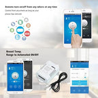 Yitouniu EWeLink Wireless Remote TH16 Switch WiFi Smart 16A Temperature Controller Sensor Module,with Energy Consumption Monitoring, Compatible with Alexa Google Home