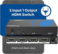 OREI HDMI Switch with Remote – 4K@120Hz 4:4:4 or 8K@60 4:2:0 HDMI Switcher – HDR10+, Dolby Vision, VRR, ALLM, CEC – HDMI Switch Perfect for PS5/Xbox, Blu-ray Players, Fire TV