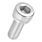 Kozelo 100pcs Socket Head Cap Screws - [M5-0.8 x 12mm] 304 Stainless Steel Allen Socket Drive for Electrical Motor 3D Printing Fan Engine Replacement Use, Silver