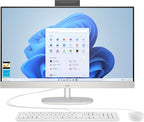 HP 27 FHD AIO PC (Intel 12-Core Ultra 7 255U, 64GB DDR5 RAM, 2TB SSD + ext 256GB SSD Dock, MS Office 2021, W11 Pro, HDMI, RJ45, WiFi 6, FHD Webcam, Wireless KB+Mouse) - All in One Business Desktop