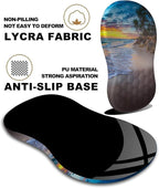 KUOSGM Mouse Pad Wrist Support, Ergonomic Mouse Pad with Massage Dot, Comfortable Computer Mouse Pad for Laptop, Wrist Rest Pain Relief Mousepad with Non-Slip PU Base for Office & Home, 12 x 8 in