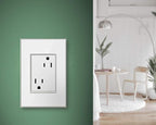 Legrand adorne 1-Gang + Wall Plate (1, Mirror White on White)