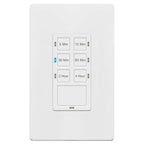 TG 4 Hour Countdown Timer Switch, Light Switch Timer for Bathroom Exhaust Fan, 5 min-2 Hours-4 Hours, Night Light LED Indicator, Neutral Wire Required, UL Listed, Screwless Wall Plate, White
