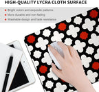Red Lattice Tile High Contrast Square Mouse pad, Texture, Waterproof, Anti Slip Rubber Base, Computer Mouse pad, Laptop Mouse pad