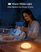TOZING Baby Night Lights for Nursery – Portable Night Light with Minimalist Design, Nursery Night Light for Breastfeeding, Memory & Timer Modes, Ultra-Long Battery Life