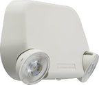 Lithonia Lighting Basics Low Profile Emergency Light, LED Emergency Lights for Business, Ceiling or Wall mount, White Thermoplastic, 120/277V Dual Voltage (EU2L M12)