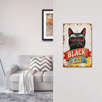 Bvtewkhz Black Cat Vintage No Device Single Blank Decorative Outlet Covers Light Switch Plate Electrical Receptacle Switchplate For Bathroom Kitchen Bedroom