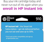 HP 910 Magenta Ink Cartridge | Works with OfficeJet 8010, 8020, Pro 8020, 8030 | Eligible for Instant Ink | 3YL59AN