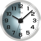WallarGe Night Light Wall Clock for Bedroom - Silent Lighted up Wall Clock Glow in The Dark, Battery Operated Wall Clocks for Living Room/Kitchen, Easy to Read Large Digital Display, 12 Inch