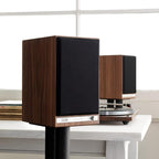 Audioengine HD6 Premium Powered Bookshelf Speakers | 150W Audiophile-Grade Bluetooth 5.0 Speakers with aptX HD | 24-Bit DAC | Real Wood Veneer
