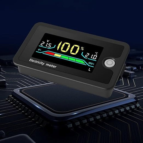 8-100V Battery Monitors Digital Capacity Tester Car Charging Levels Indicators Batteries Power Indicators Battery Capacity