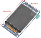 Bewinner 1.8inch LCD Display Module, TFT Screen Module 128 x 160 Resolution Onboard Driver ST7735 SPI Interface, Full-Color LCD Screen Display Controller Module