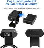 FSNIWEKO Under Desk Headphone Hanger Stand for SteelSeries Arctis Nova Pro Wireless-Arctis Pro Wireless NOVA Magnetic Mount Secretlab Magnus Version,Headphone Holder for Arctis Nova Pro Wireless