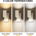 NIORSUN Night Lights Plug into Wall, Dimmable with 3 Color Modes & Auto On/Off Sensor, Ultra-Slim Nightlight for Hallway, Bathroom, Bedroom, Nursery, Kitchen (2 Pack, White)