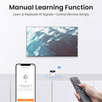 BroadLink RM5plus Smart Infrared Remote, All-in-One Universal Control Hub with Wi-Fi & IR, Voice Control via Alexa & Google Home for TV/AC, Remote Control, Timers & Scenes