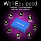 HomeSeer HomeTroller Pi G8 Smart Home Hub, 800 Series Long Range Radio, Compatible with Z-Wave, Zigbee, Tuya, HUE, Nest, Ecobee and Much More, Locally Managed Automations