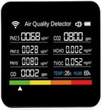 MAVIS LAVEN Smart Air Quality Detector, Portable 14 in 1 Indoor Monitor with Sensors for PM2.5 VOCs Temperature Humidity for Home Office Travel