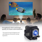 EP97 Replacement Projector Lamp Bulb Compatible with EPSON V13H010L97 VS260 Powerlite Home Cinema 2200/2250/U50 880 EB-U50 EX3280 EX5280 EX9230 EB-FH52 EB-FH06 EB-W51 EB-W50 EB-X50 Projectors