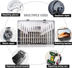 16 PCS Mini Precision Screwdriver Set - Premium Mini Screw Driver Set Kit - 16 Different Sizes of Flat Head Philips for Electronics, Toys, Computer & Watch Repair