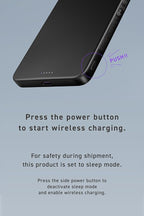 CIO Qi2 Magsafe Charger, 5000mAh Ultra-Slim Magnetic Wireless Charger iPhone, Magsafe Battery Pack, 15W Wireless + 20W USB-C PD iPhone Magnetic Fast SMARTCOBY Slim 5K (Black, Safety Model)