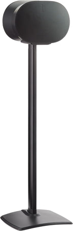 Sanus Speaker Stand for Sonos Era 300™ - Fixed Sonos Speaker Stand w/Easy 3 Step Assembly - Includes All Hardware, Carpet Spikes & Rubber Feet - Black Single Stand