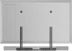 PEGZONE Soundbar TV Mount Compatible with Sonos Arc & Sonos Arc Ultra,Hold 22 Lbs, Soundbar Mount for TV for Surround Sound,Two Installation Options,Black