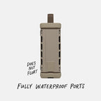 Turtlebox Ranger: Loud! Outdoor Portable Bluetooth 5.4 Speaker | Rugged, Waterproof, Ultra-Portable | Plays to 105db, Deep Bass, Shockproof, Unlimited Pairing for Full Stereo Experience, Tan