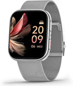 FITVII Health & Fitness Tracker (Answer/Make Calls), Smart Watch with 24/7 Heart Rate and Blood Pressure, Sleep Tracking, Blood Oxygen Monitor, 120+ Sport Modes Activity Tracker for Women Men