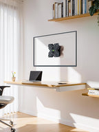 USX MOUNT Small TV Wall Mount Monitor Bracket | RV TV Mount | with Swivel and Tilt VESA Wall Mount for 10-26 27 32 inch LED OLED TVs and Monitors - VESA Size Up to 100x100mm and 22lb Capacity-XMS002