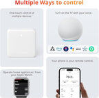 SwitchBot Smart Electric Motorized Blinds Kit with Hub Mini Matter-2.4G WiFi Remote Control, Solar Powered, Compatible with Alexa, Google Home and Siri, Light Sensing Control, Unlimited Group Control